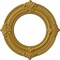 Ekena Millwork Benson Ceiling Medallion (Fits Canopies up to 6 1/8"), 11 1/8"OD x 6 1/8"ID x 5/8"P, Iridescent Gold CM11BNIGS - alternate 1